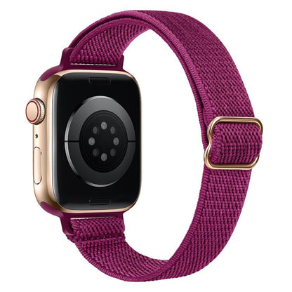 xDfind Ladder Buckle Small Waist Elastic Nylon Watch Band, For Apple Watch 42 / 44 / 45 / 46 / 49mm, For Apple Watch 38 / 40 / 41 / S10 42mm