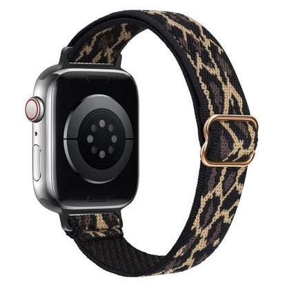 xDfind Ladder Buckle Small Waist Elastic Nylon Watch Band, For Apple Watch 42 / 44 / 45 / 46 / 49mm, For Apple Watch 38 / 40 / 41 / S10 42mm
