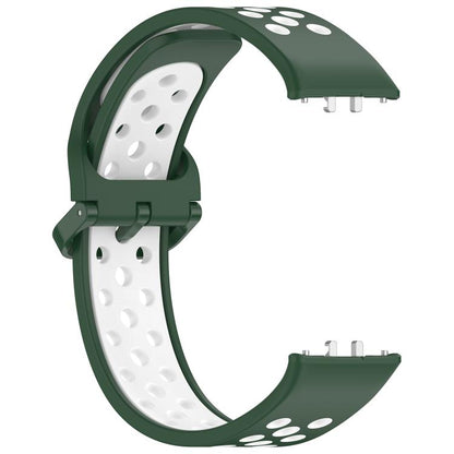 xDfind Two Color Silicone Breathable Watch Band, For Samsung Galaxy Fit 3