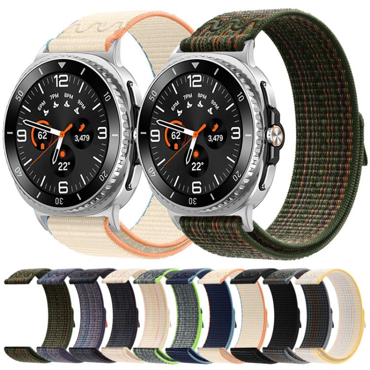 xDfind Nylon Hook and Loop Fastener Watch Band, For Samsung Galaxy Watch8 / 8 Classic