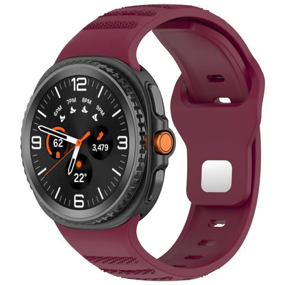 xDfind Round Dots Silver Stud Buckle Silicone Watch Band, For Samsung Galaxy Watch Ultra/Ultra 2025, For Samsung Galaxy Watch8 / 8 Classic