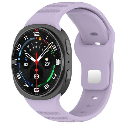 xDfind Round Dots Silver Stud Buckle Silicone Watch Band, For Samsung Galaxy Watch Ultra/Ultra 2025, For Samsung Galaxy Watch8 / 8 Classic