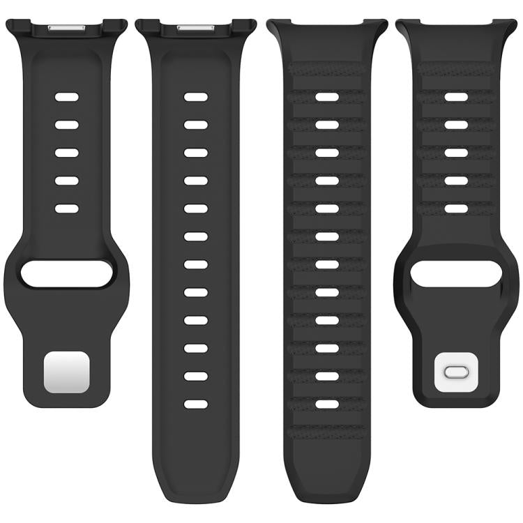 xDfind Round Dots Silver Stud Buckle Silicone Watch Band, For Samsung Galaxy Watch Ultra/Ultra 2025, For Samsung Galaxy Watch8 / 8 Classic