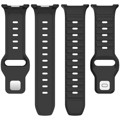 xDfind Round Dots Silver Stud Buckle Silicone Watch Band, For Samsung Galaxy Watch Ultra/Ultra 2025, For Samsung Galaxy Watch8 / 8 Classic