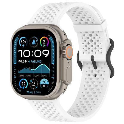 xDfind Breathable Silicone Watch Band, For Apple Watch 42 / 44 / 45 / 46 / 49mm, For Apple Watch 38 / 40 / 41 / S10 42mm