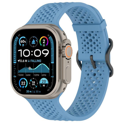 xDfind Breathable Silicone Watch Band, For Apple Watch 42 / 44 / 45 / 46 / 49mm, For Apple Watch 38 / 40 / 41 / S10 42mm