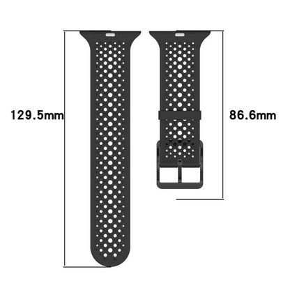 xDfind Breathable Silicone Watch Band, For Apple Watch 42 / 44 / 45 / 46 / 49mm, For Apple Watch 38 / 40 / 41 / S10 42mm