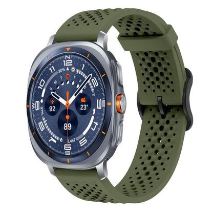 xDfind Breathable Silicone Watch Band, For Samsung Galaxy Watch Ultra / Ultra 2025, For Samsung Galaxy Watch8 / 8 Classic, For Samsung Galaxy Watch 7 / 6 / 5 / FE