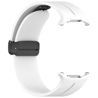 xDfind  Flat Head Groove Folding Black Buckle Silicone Watch Band, For Samsung Galaxy Watch Ultra / Ultra 2025