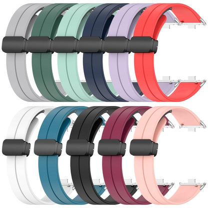 xDfind  Flat Head Groove Folding Black Buckle Silicone Watch Band, For Xiaomi Band 10 Pro / 9 Pro / Redmi Watch 6, For Redmi Watch 3 Active / Watch 3 Lite, For Redmi Watch 3