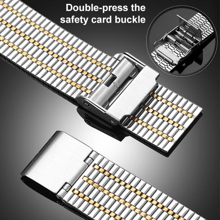 xDfind Seven Beads Buckle Stainless Steel Watch Band, For Apple Watch 42 / 44 / 45 / 46 / 49mm, For Apple Watch 38 / 40 / 41 / S10 42mm
