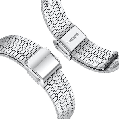 xDfind Seven Beads Buckle Stainless Steel Watch Band, For Samsung Galaxy Watch Ultra / Ultra 2025, For Samsung Galaxy Watch8 / 8 Classic, For Samsung Galaxy Watch 7 / 6 / 5 / FE