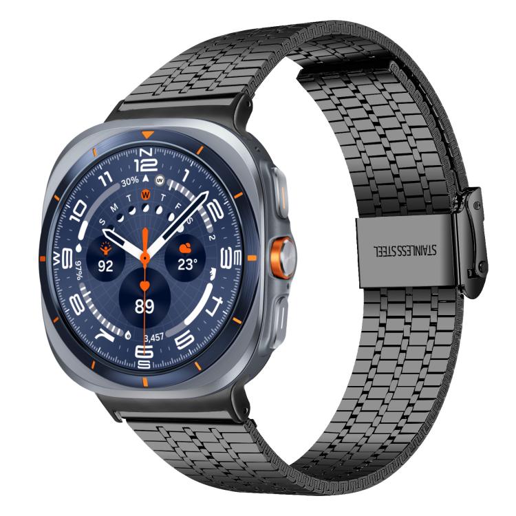 xDfind Seven Beads Buckle Stainless Steel Watch Band, For Samsung Galaxy Watch Ultra / Ultra 2025, For Samsung Galaxy Watch8 / 8 Classic, For Samsung Galaxy Watch 7 / 6 / 5 / FE
