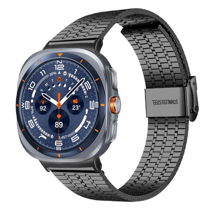 xDfind Seven Beads Buckle Stainless Steel Watch Band, For Samsung Galaxy Watch Ultra / Ultra 2025, For Samsung Galaxy Watch8 / 8 Classic, For Samsung Galaxy Watch 7 / 6 / 5 / FE