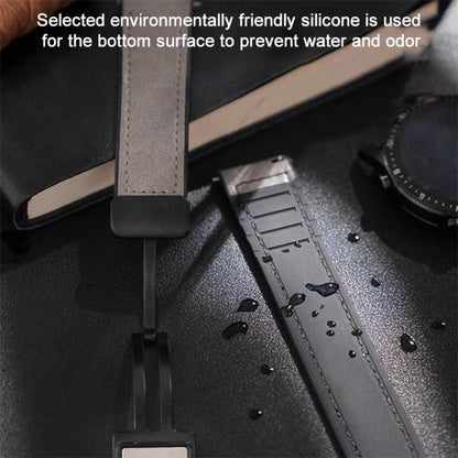 xDfind Crazy Horse Pattern Silicone Skin Magnetic Buckle Watch Band, For Apple Watch 42 / 44 / 45 / 46 / 49mm, For Apple Watch 38 / 40 / 41 / S10 42mm
