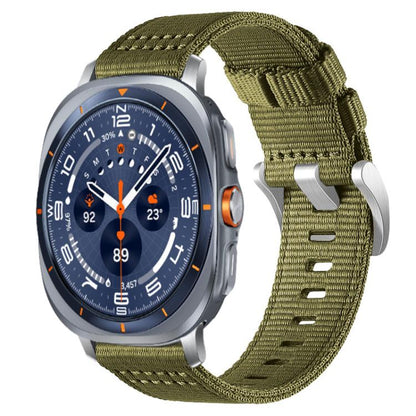 xDfind Two-section Nylon Watch Band, For Samsung Galaxy Watch Ultra / Ultra 2025, For Samsung Galaxy Watch8 / 8 Classic, For Samsung Galaxy Watch 7 / 6 / 5 / FE