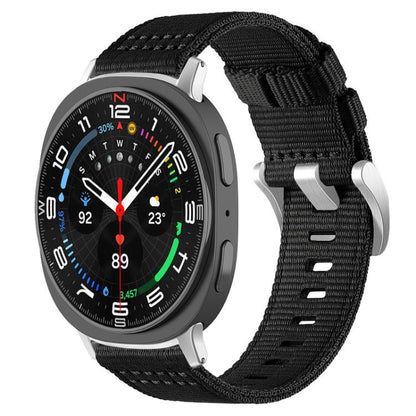 xDfind Two-section Nylon Watch Band, For Samsung Galaxy Watch Ultra / Ultra 2025, For Samsung Galaxy Watch8 / 8 Classic, For Samsung Galaxy Watch 7 / 6 / 5 / FE