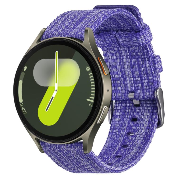 xDfind Nylon Canvas Watch Band, For Samsung Galaxy Watch Ultra / Ultra 2025, For Samsung Galaxy Watch8 / 8 Classic, For Samsung Galaxy Watch 7 / 6 / 5 / FE, For Samsung Galaxy Fit3