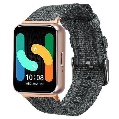 xDfind Nylon Canvas Watch Band, For Samsung Galaxy Watch Ultra / Ultra 2025, For Samsung Galaxy Watch8 / 8 Classic, For Samsung Galaxy Watch 7 / 6 / 5 / FE, For Samsung Galaxy Fit3
