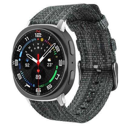 xDfind Nylon Canvas Watch Band, For Samsung Galaxy Watch Ultra / Ultra 2025, For Samsung Galaxy Watch8 / 8 Classic, For Samsung Galaxy Watch 7 / 6 / 5 / FE, For Samsung Galaxy Fit3