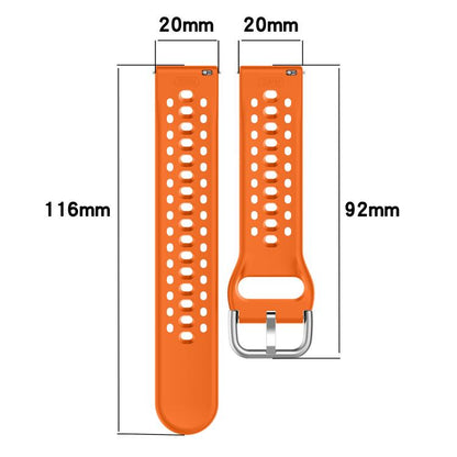 xDfind Silver Buckle Silicone Sport Watch Band, For Xiaomi Band 10 Pro / 9 Pro / Redmi Watch 6, For Redmi Watch 3 Active / Watch 3 Lite, For Redmi Watch 3