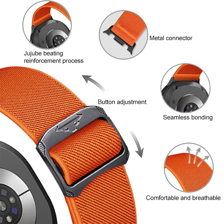 xDfind Elastic Nylon Watch Band, For Samsung Galaxy Watch8 / 8 Classic