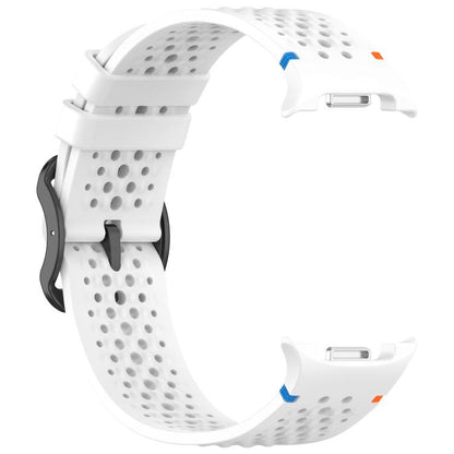 xDfind Ladder Black Buckle Honeycomb Breathable Silicone Watch Band, For Samsung Galaxy Watch8 / Watch8 Classic