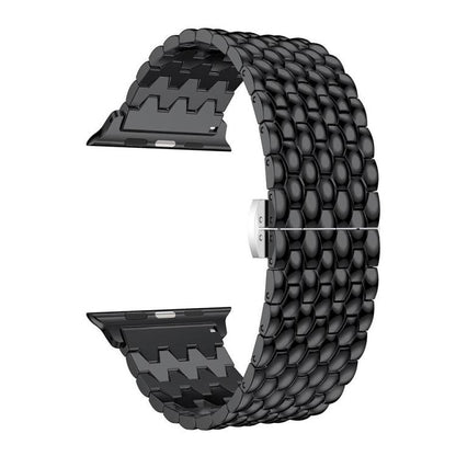 xDfind Dragon Texture Metal Watch Band, For Apple Watch 42 / 44 / 45 / 46 / 49mm, For Apple Watch 38 / 40 / 41 / S10 42mm