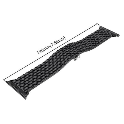 xDfind Dragon Texture Metal Watch Band, For Apple Watch 42 / 44 / 45 / 46 / 49mm, For Apple Watch 38 / 40 / 41 / S10 42mm