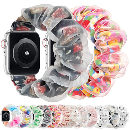 xDfind Polyester Hybrid Organza Double Layer Watch Band, For Apple Watch 42 / 44 / 45 / 46 / 49mm, For Apple Watch 38 / 40 / 41 / S10 42mm
