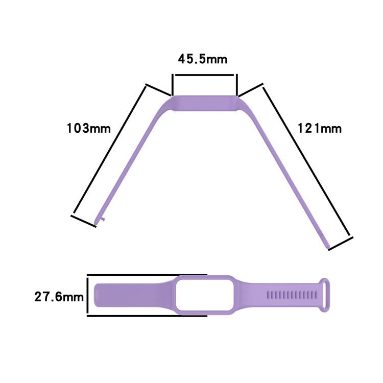 xDfind Solid Color Silicone Watch Band, For Xiaomi Smart Band 9 Active / Redmi Band  3
