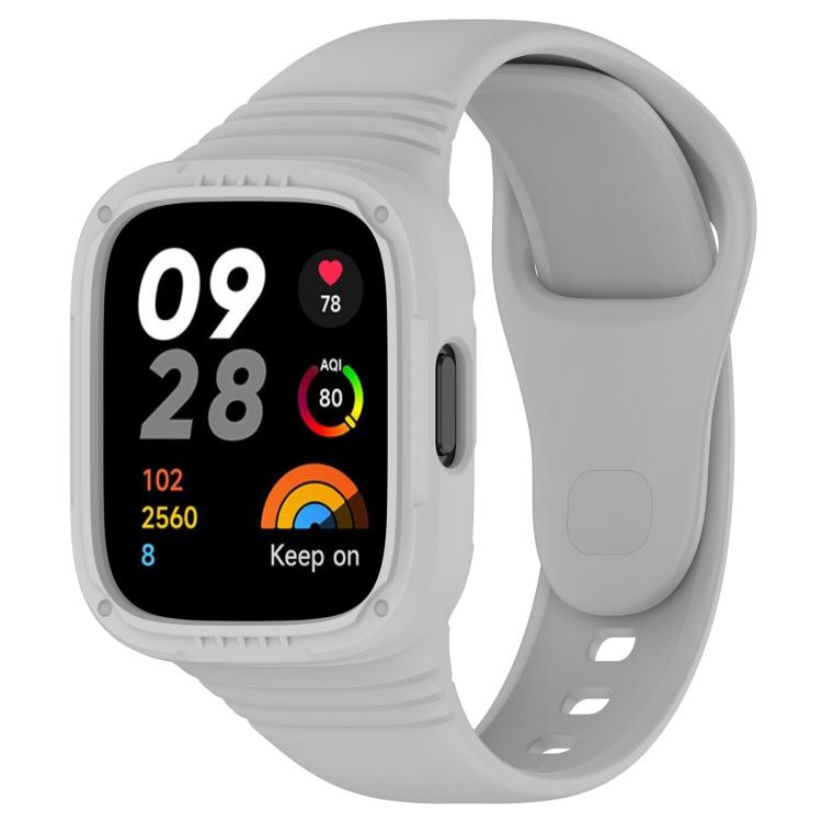 xDfind Solid Color Integrated Silicone Watch Band, For Xiaomi Redmi Watch 3