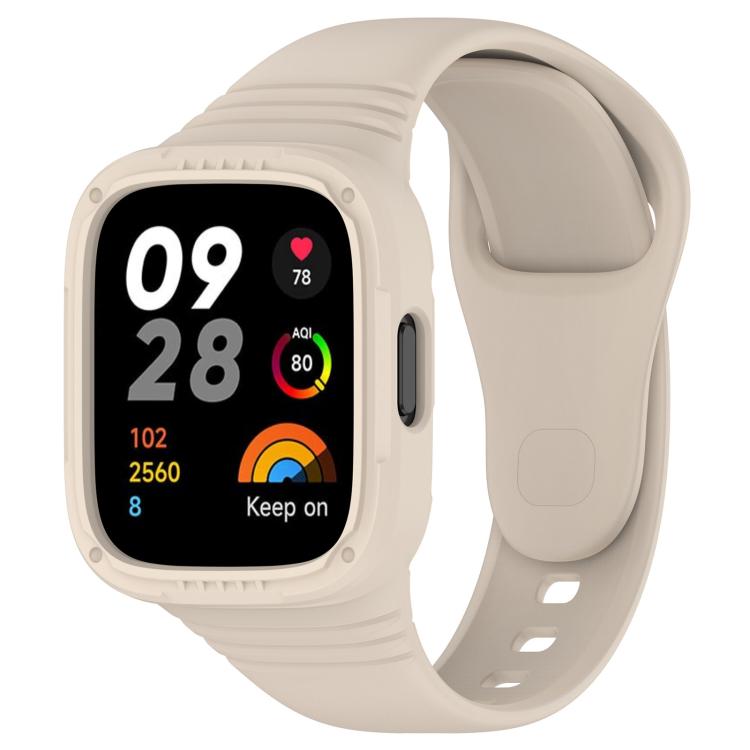 xDfind Solid Color Integrated Silicone Watch Band, For Xiaomi Redmi Watch 3