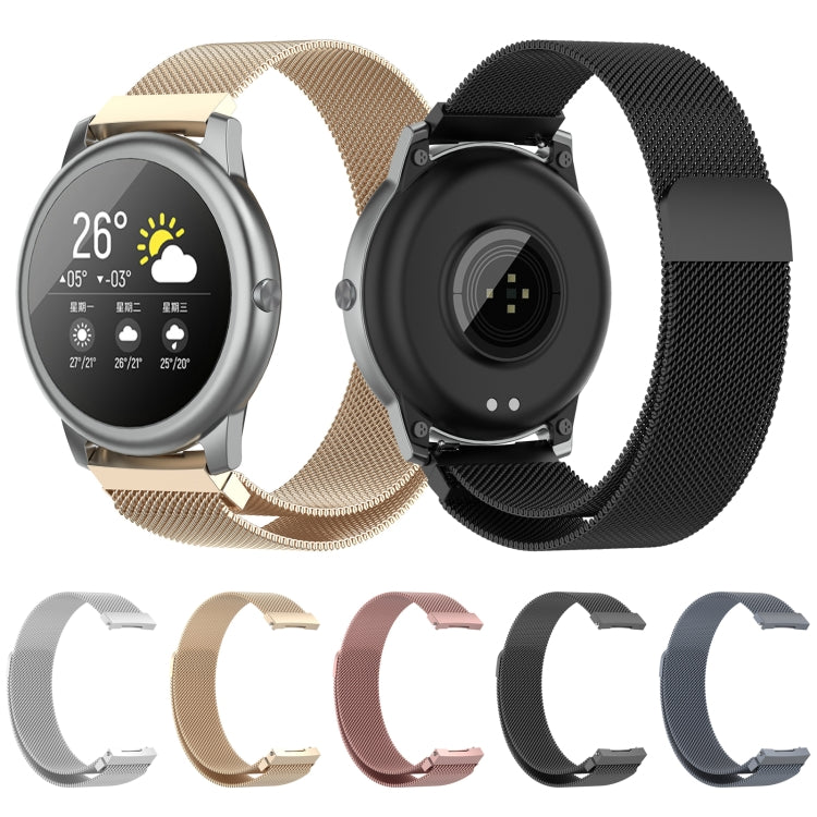 Milanese Casual Magnetic Strap, Size: Free Size, For Xiaomi Haylou Solar LS05