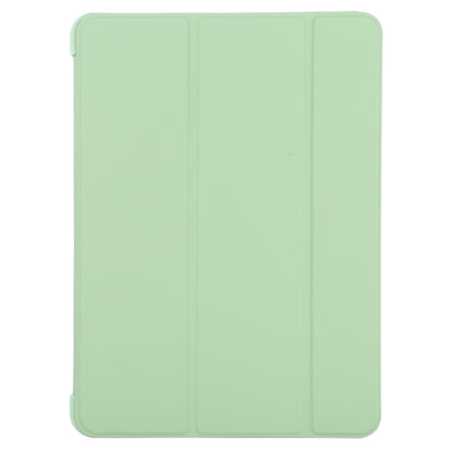 Silicone 3-Folding Full Coverage Leather Case, For iPad Air 2022 / 2020 10.9