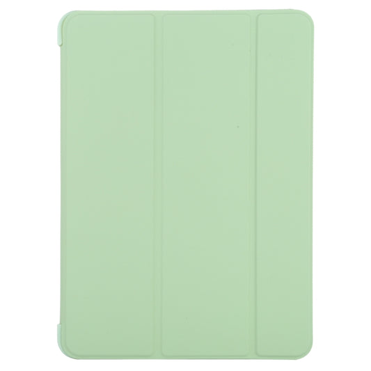 Silicone 3-Folding Full Coverage Leather Case, For iPad Air 2022 / 2020 10.9