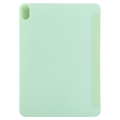 Silicone 3-Folding Full Coverage Leather Case, For iPad Air 2022 / 2020 10.9