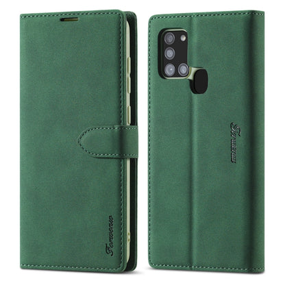 Forwenw F1 Series Matte Strong Magnetism Horizontal Flip Leather Case with Holder & Card Slots & Wallet & Photo Frame, For Samsung Galaxy A21s, For Samsung Galaxy Note 9, For Samsung Galaxy Note 10, For Samsung Galaxy Note 10+, For Samsung Galaxy Note2...