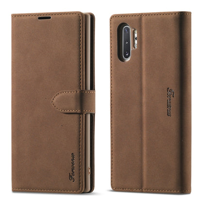 Forwenw F1 Series Matte Strong Magnetism Horizontal Flip Leather Case with Holder & Card Slots & Wallet & Photo Frame, For Samsung Galaxy A21s, For Samsung Galaxy Note 9, For Samsung Galaxy Note 10, For Samsung Galaxy Note 10+, For Samsung Galaxy Note2...
