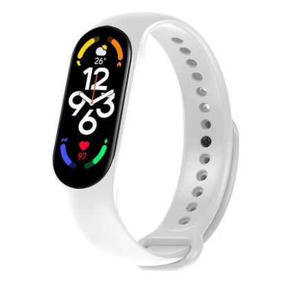 xDfind Solid Color Integrated Cover Silicone Watch Band, For Xiaomi Smart Band 10 / 9 / 8