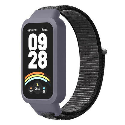 xDfind Plastic Cover Integrated Nylon Loop Watch Band, For Xiaomi Smart Band 9 Active / Redmi Band 3
