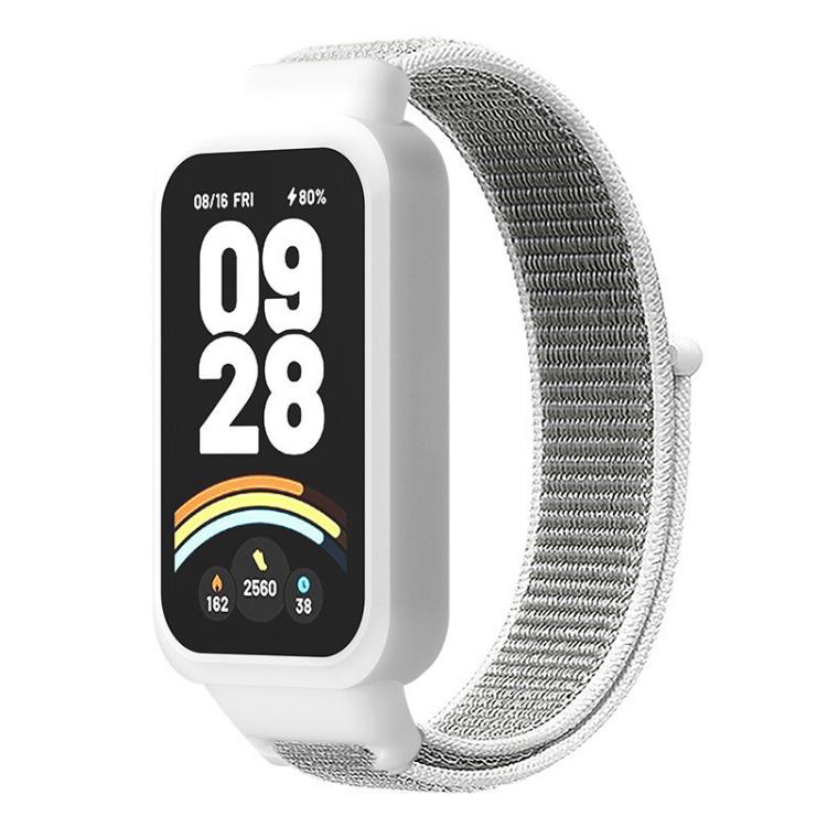 xDfind Plastic Cover Integrated Nylon Loop Watch Band, For Xiaomi Smart Band 9 Active / Redmi Band 3