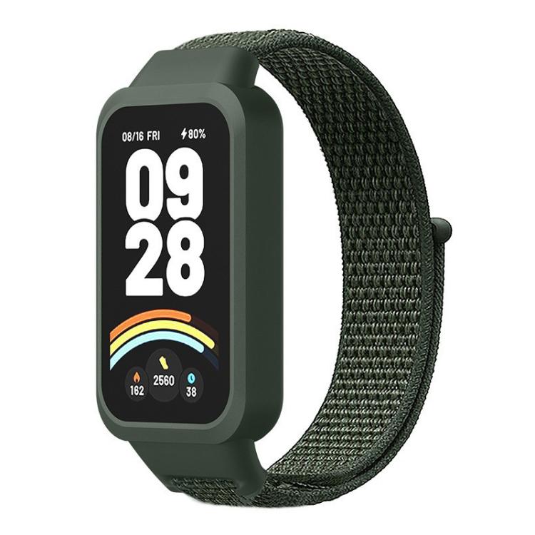 xDfind Plastic Cover Integrated Nylon Loop Watch Band, For Xiaomi Smart Band 9 Active / Redmi Band 3