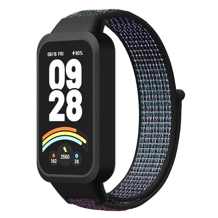 xDfind Plastic Cover Integrated Nylon Loop Watch Band, For Xiaomi Smart Band 9 Active / Redmi Band 3