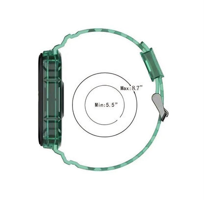 xDfind Glacier Armor Integrated Cover TPU Watch Band, For Xiaomi Smart Band 10 / 9 / 8