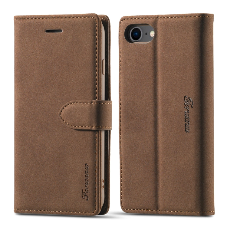 Forwenw F1 Series Matte Strong Magnetism Horizontal Flip Leather Case with Holder & Card Slots & Wallet & Photo Frame, For iPhone 6 Plus / 6s Plus, For iPhone 6 / 6s, For iPhone 7 / 8, For iPhone SE (2020), For iPhone 7 Plus / 8 Plus, For iPhone 11    ...