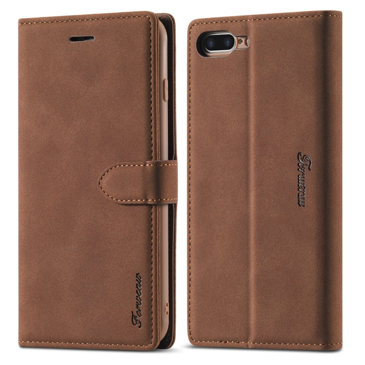 Forwenw F1 Series Matte Strong Magnetism Horizontal Flip Leather Case with Holder & Card Slots & Wallet & Photo Frame, For iPhone 6 Plus / 6s Plus, For iPhone 6 / 6s, For iPhone 7 / 8, For iPhone SE (2020), For iPhone 7 Plus / 8 Plus, For iPhone 11    ...