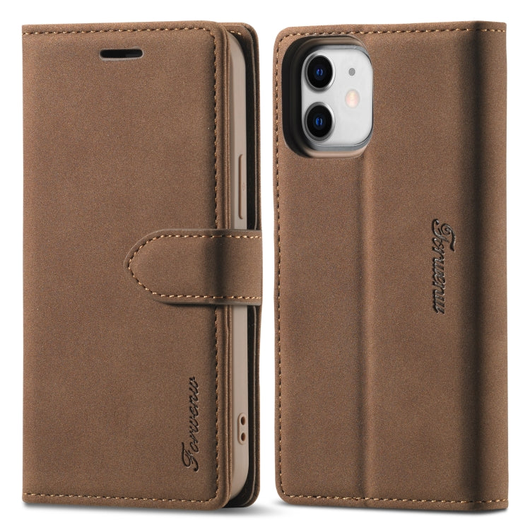 Forwenw F1 Series Matte Strong Magnetism Horizontal Flip Leather Case with Holder & Card Slots & Wallet & Photo Frame, For iPhone 6 Plus / 6s Plus, For iPhone 6 / 6s, For iPhone 7 / 8, For iPhone SE (2020), For iPhone 7 Plus / 8 Plus, For iPhone 11    ...