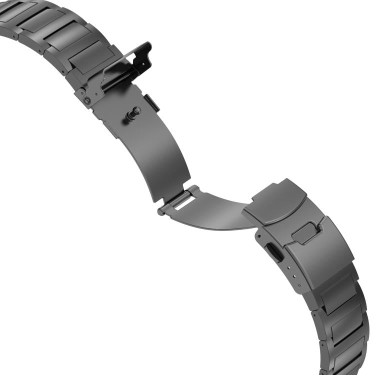 I-shaped Quick-release Safety Clasp Titanium Alloy Watch Band, For Apple Watch 46mm / 49mm / 45mm / 44mm, For Apple Watch 42mm / 41mm / 40mm / 38mm
