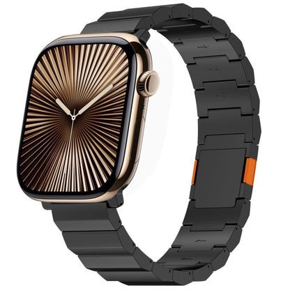 Thick One-bead Magnetic Clasp Titanium Alloy Watch Band, For Apple Watch 46mm / 49mm / 45mm / 44mm, For Apple Watch 42mm / 41mm / 40mm / 38mm